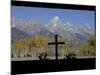 Chapel of Transfiguration, Grand Teton National Park, Wyoming, USA-Rolf Nussbaumer-Mounted Photographic Print