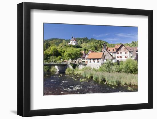 Chapel on a Hill, Weisenbach, Murgtal Valley, Black Forest, Baden Wurttemberg, Germany, Europe-Markus-Framed Photographic Print