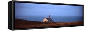 Chapel on the Coast, La Chapelle De Saint They, Pointe Du Raz, Finistere, Brittany, France-null-Framed Stretched Canvas
