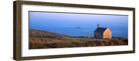 Chapel on the Coast, Saint-Samson Chapel, Portsall, Finistere, Brittany, France-null-Framed Photographic Print