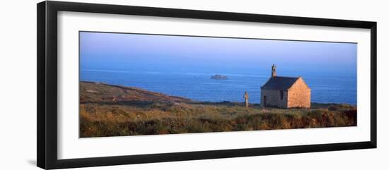 Chapel on the Coast, Saint-Samson Chapel, Portsall, Finistere, Brittany, France-null-Framed Photographic Print