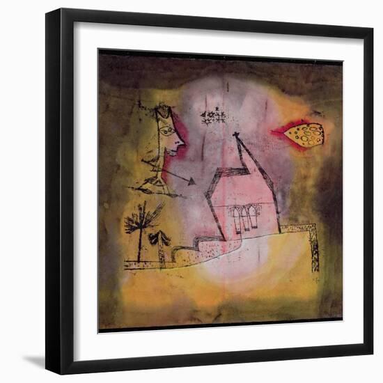 Chapel Quaking, 1924-Paul Klee-Framed Giclee Print