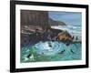 Chapel Rock Pool, Perranporth, Cornwall , 2017-Andrew Macara-Framed Giclee Print