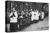 Chapel Royal Choirboys in Procession, Clerkenwell, London, 1926-1927-null-Stretched Canvas