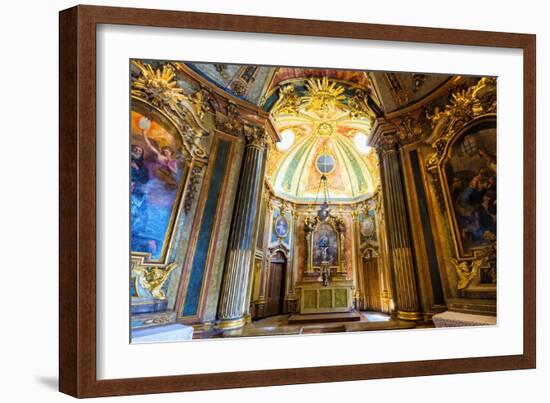 Chapel, Royal Summer Palace of Queluz, Lisbon, Portugal, Europe-G and M Therin-Weise-Framed Photographic Print