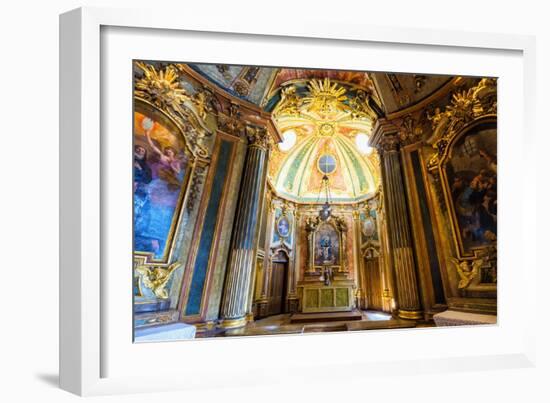 Chapel, Royal Summer Palace of Queluz, Lisbon, Portugal, Europe-G and M Therin-Weise-Framed Photographic Print