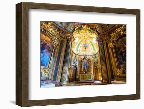 Chapel, Royal Summer Palace of Queluz, Lisbon, Portugal, Europe-G and M Therin-Weise-Framed Photographic Print