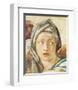 Chapel Sistine, The Delphic Sibyl-Michelangelo Buonarroti-Framed Premium Giclee Print