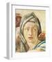 Chapel Sistine, The Delphic Sibyl-Michelangelo Buonarroti-Framed Premium Giclee Print