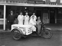 Union Market Delivery Motorcycle, 1927-Chapin Bowen-Giclee Print