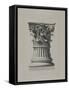 Chapiteau et base ; détails au dixième de l'exécution-André Villain-Framed Stretched Canvas