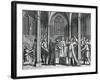 Chaplain Rowland Taylor Cautions Papist Priest Who Is About to Celebrate Mass in Church of Hadley-null-Framed Giclee Print