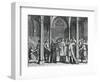 Chaplain Rowland Taylor Cautions Papist Priest Who Is About to Celebrate Mass in Church of Hadley-null-Framed Premium Giclee Print