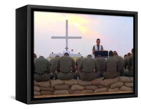 Chaplain Service-Associated Press-Framed Stretched Canvas