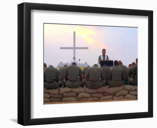 Chaplain Service-Associated Press-Framed Photographic Print