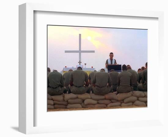 Chaplain Service-Associated Press-Framed Photographic Print