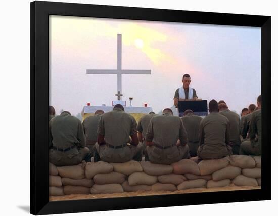 Chaplain Service-Associated Press-Framed Photographic Print