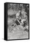 Chaplin Court Treatt's Leopard, Abercorn to Tukuyu, Tanganyika, 1925-Thomas A Glover-Framed Stretched Canvas