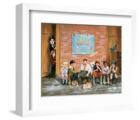 Chaplin Kid Alley Ice Cream-Renate Holzner-Framed Art Print