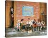 Chaplin Kid Alley Ice Cream-Renate Holzner-Stretched Canvas