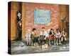 Chaplin Kid Alley Ice Cream-Renate Holzner-Stretched Canvas