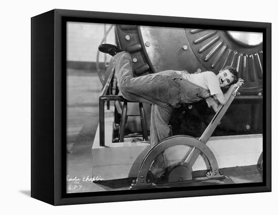 Chaplin: Modern Times, 1936-null-Framed Stretched Canvas