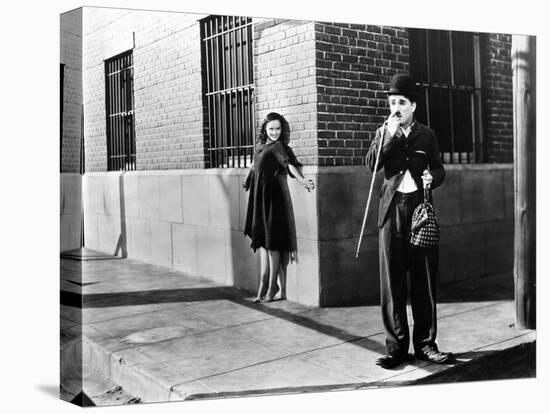 Chaplin: Modern Times, 1936-Daniel R. Fitzpatrick-Stretched Canvas