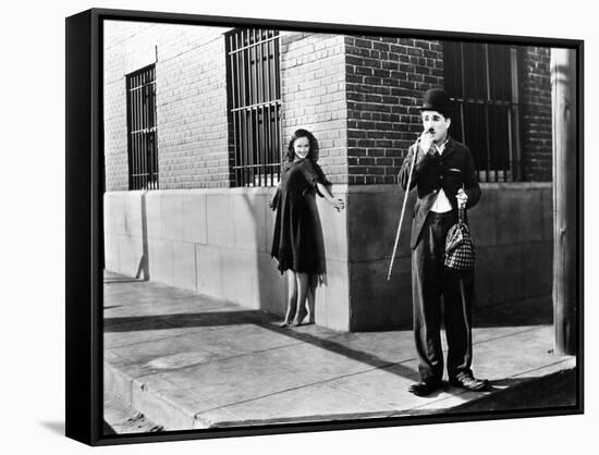 Chaplin: Modern Times, 1936-Daniel R. Fitzpatrick-Framed Stretched Canvas