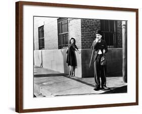 Chaplin: Modern Times, 1936-Daniel R. Fitzpatrick-Framed Giclee Print