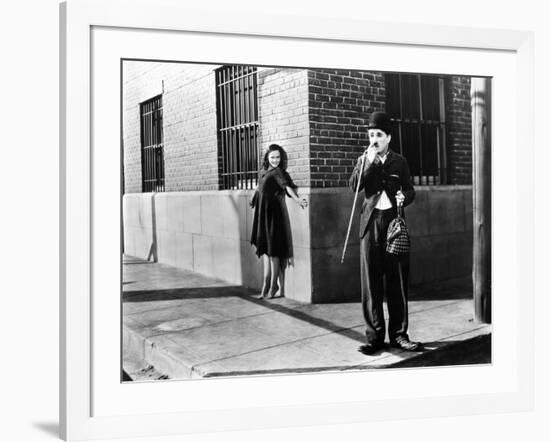 Chaplin: Modern Times, 1936-Daniel R. Fitzpatrick-Framed Giclee Print