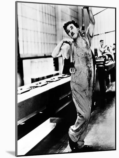 Chaplin: Modern Times, 1936-null-Mounted Giclee Print