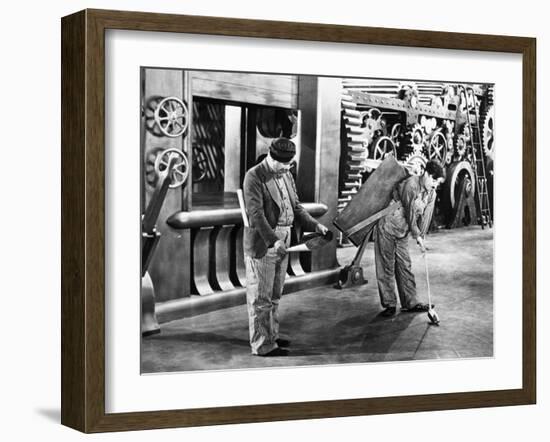 Chaplin: Modern Times, 1936-null-Framed Giclee Print