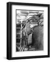 Chaplin: Shoulder Arms-null-Framed Giclee Print