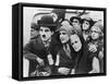 Chaplin: 'The Immigrant'-null-Framed Stretched Canvas