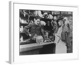 Chaplin: 'The Pawnshop'-null-Framed Giclee Print