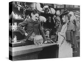 Chaplin: 'The Pawnshop'-null-Stretched Canvas