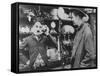 Chaplin: 'The Pawnshop'-null-Framed Stretched Canvas