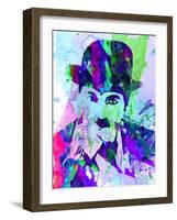 Chaplin Watercolor-Anna Malkin-Framed Art Print