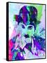 Chaplin Watercolor-Anna Malkin-Framed Stretched Canvas