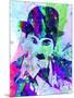 Chaplin Watercolor-Anna Malkin-Mounted Art Print