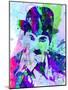 Chaplin Watercolor-Anna Malkin-Mounted Art Print