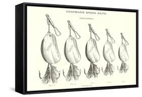 Chapman's Spoon Lures-null-Framed Stretched Canvas