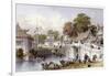 Chapoo Ancient Bridge-Thomas Allom-Framed Art Print