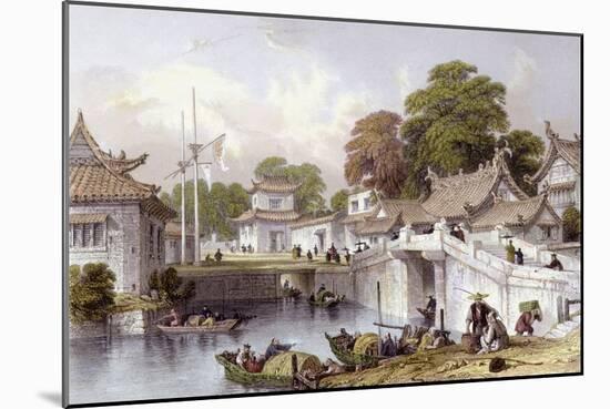 Chapoo Ancient Bridge-Thomas Allom-Mounted Art Print