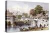 Chapoo Ancient Bridge-Thomas Allom-Stretched Canvas