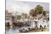 Chapoo Ancient Bridge-Thomas Allom-Stretched Canvas