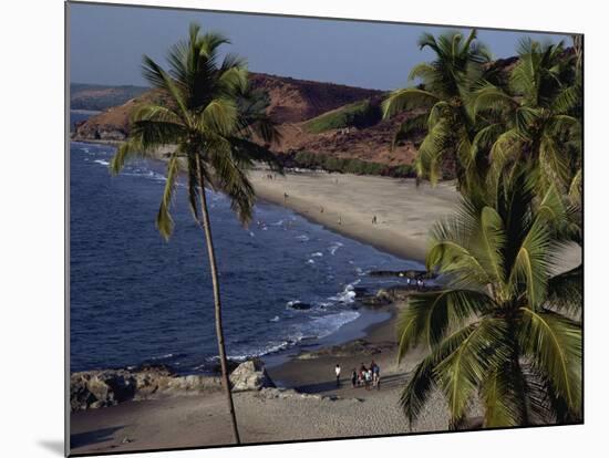 Chapora Fort and Beach, Goa, India-Alain Evrard-Mounted Photographic Print