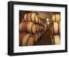 Chapoutier Winery's Barrel Aging Cellar with Oak Casks, Domaine M Chapoutier, Tain L'Hermitage-Per Karlsson-Framed Photographic Print