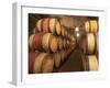 Chapoutier Winery's Barrel Aging Cellar with Oak Casks, Domaine M Chapoutier, Tain L'Hermitage-Per Karlsson-Framed Photographic Print