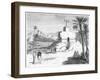 Chappe's Aerial Telegraph System, Algeria, Mid-19th Century-null-Framed Giclee Print
